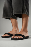 Women Black Platform Flip Flops