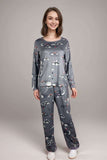 Cloud Print Long Sleeve Pyjama Set